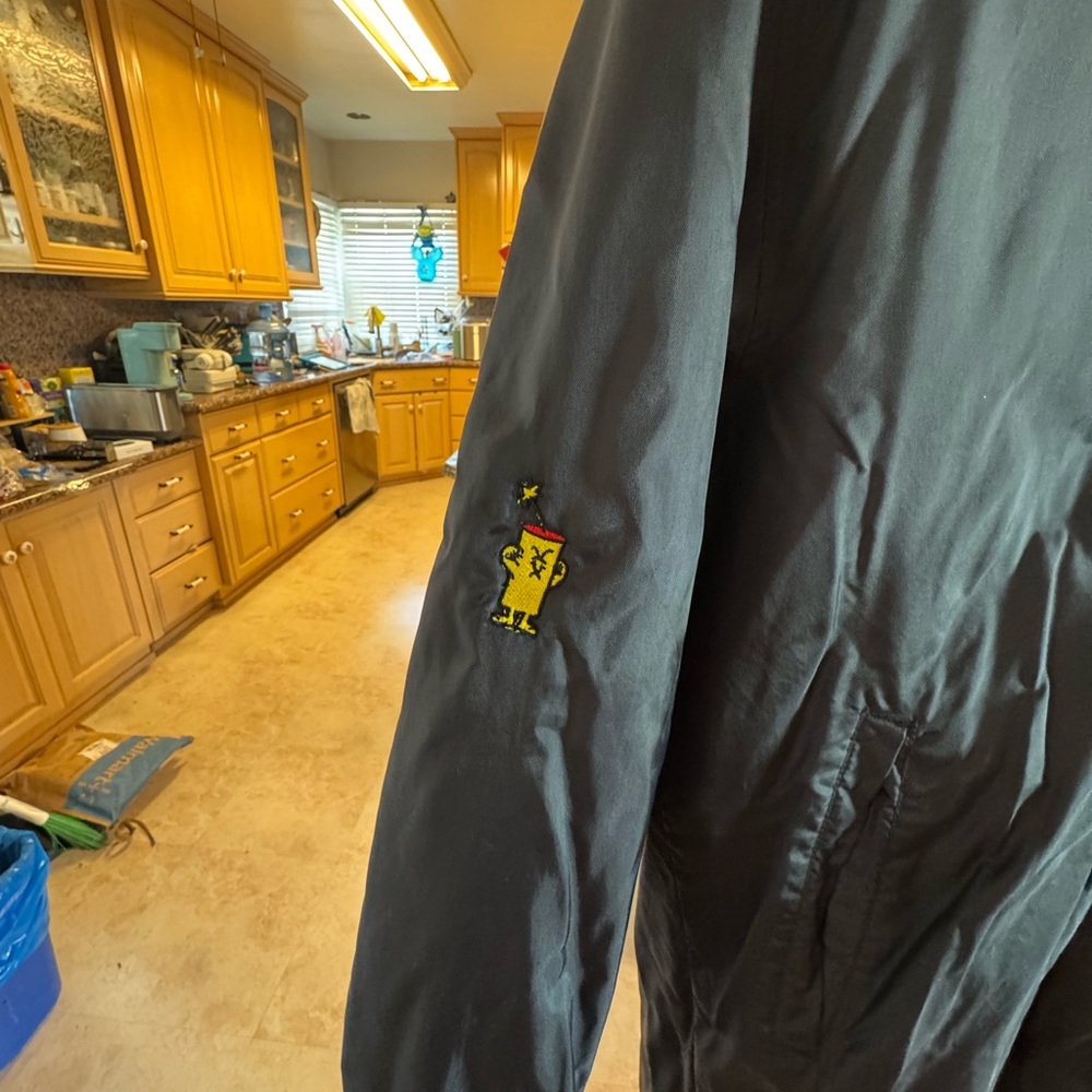 FIRECRACKERS TRAVEL BALL Holloway Black Hooded Jacket - Picture 2 of 3